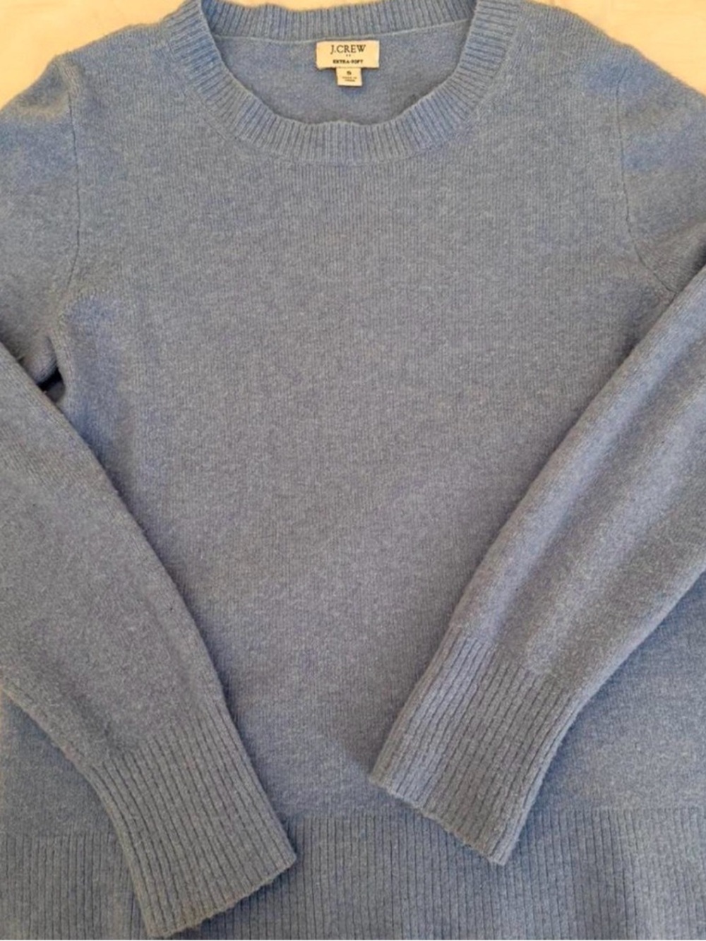 J. Crew Women’s Light Blue Crewneck Sweater